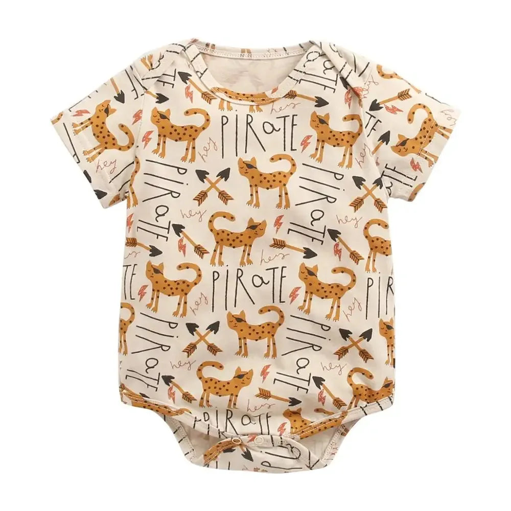 Animal Print Baby Onesies - Cute & Comfy Baby Rompers - The Palm Beach Baby