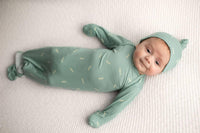 Three Little Tots Arrow Knotted Newborn Gown - Soft & Cozy - The Palm Beach Baby