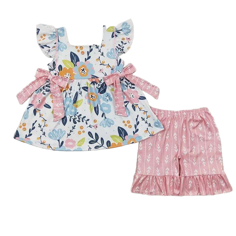 "Summer Sweetie" Little Girl's Shorts 2 PC Set