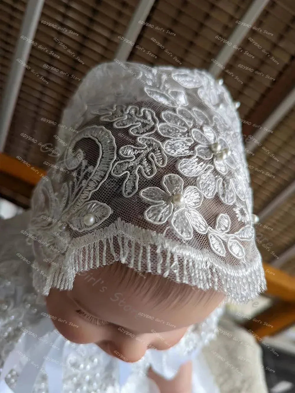 Baby Christening Gown with Bonnet - The Palm Beach Baby - The Palm Beach Baby