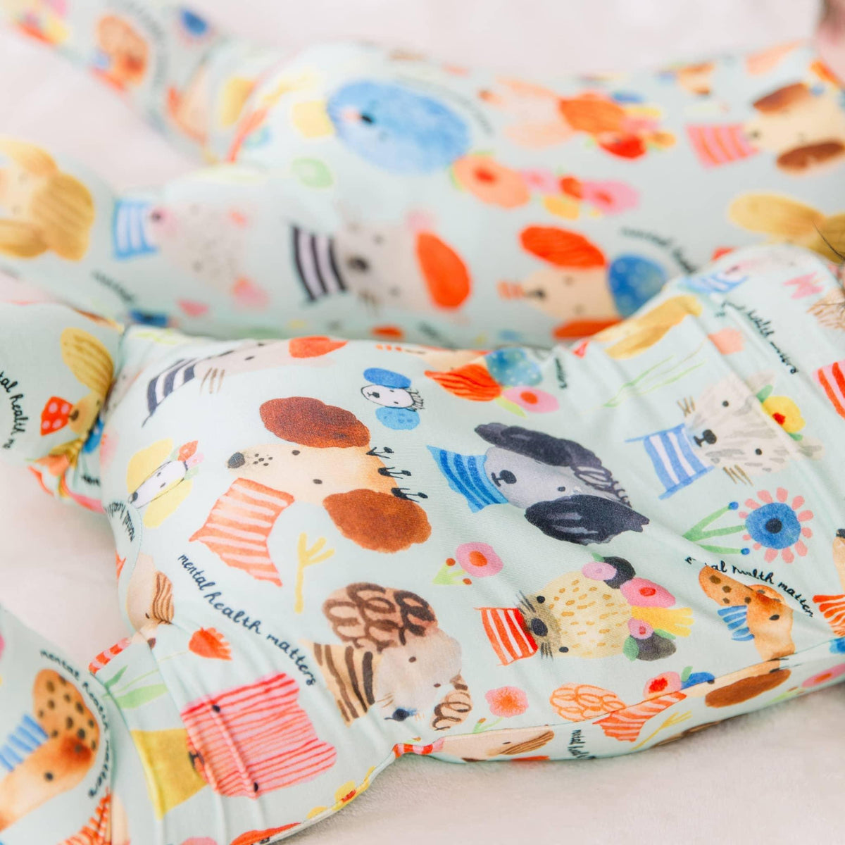 Raising Mama Dog Print Footie Pajamas for Babies - Soft & Cozy - The Palm Beach Baby