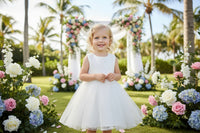 Kristina-Celine Lace Special Occasion Dress Set With Lace Cape - The Palm Beach Baby Estimated 18 - 25 Day Shipping