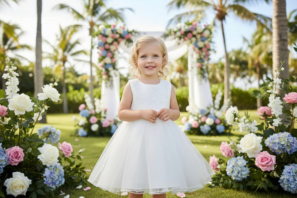 Kristina-Celine Lace Special Occasion Dress Set With Lace Cape - The Palm Beach Baby Estimated 18 - 25 Day Shipping