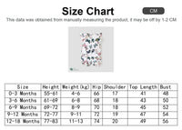 white baby romper with colorful butterfly print for 0 to 18 months with sleeveless design