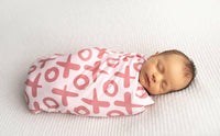 Three Little Tots Bamboo Newborn Swaddle Blanket - Soft & Cozy - The Palm Beach Baby