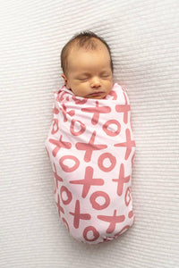 Three Little Tots Bamboo Newborn Swaddle Blanket - Soft & Cozy - The Palm Beach Baby