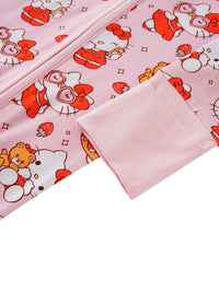 PoshTOT Sanrio Kitty Bamboo Baby Convertible Zippy Romper