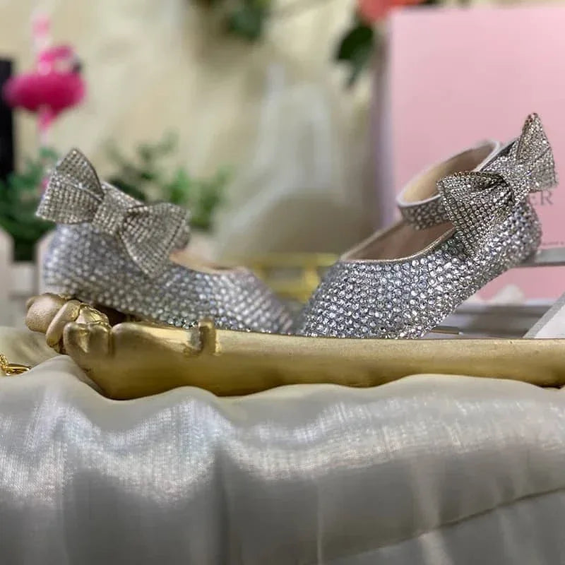 "Naomi" Elegant Beaded Baby Pre-Walker Shoes - The Palm Beach Baby