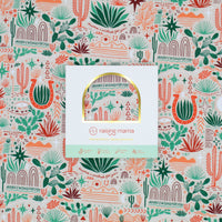 The Forever Swaddle Blanket | Desert Cactus (Beige) - The Palm Beach Baby