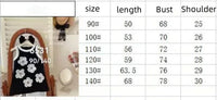 Girls black party dress with white flower applique, sleeveless, sizes 90 to 140 cm