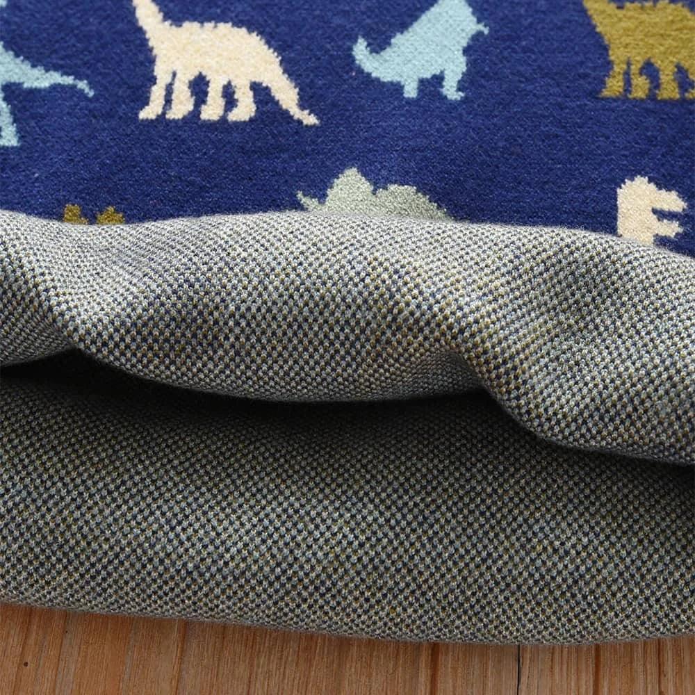 Blue Dinosaur Sweater for Kids - Cozy Boys Knit Pullover - The Palm Beach Baby