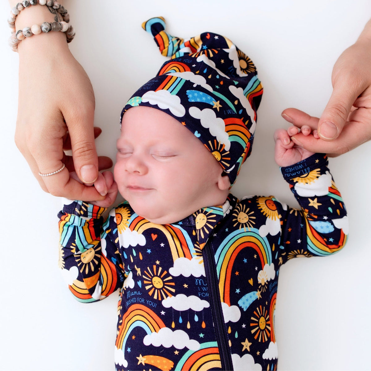 The SoftKnot Cap | Here Comes the Sunshine (Blue)
