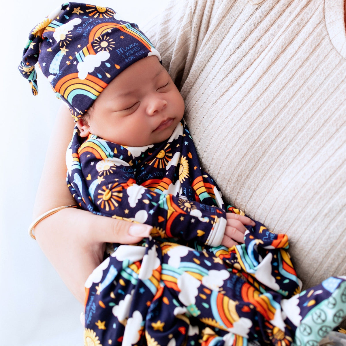 The SoftKnot Cap | Here Comes the Sunshine (Blue)