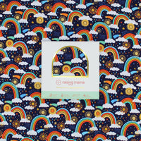 The Forever Swaddle Blanket | Here Comes the Sunshine (Blue)