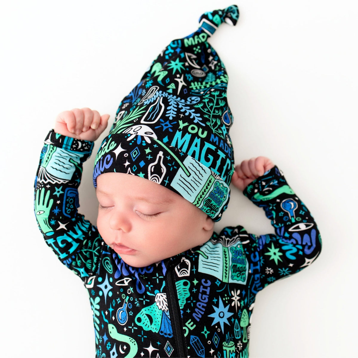 The SoftKnot Cap | Mystic Mama (Blue)
