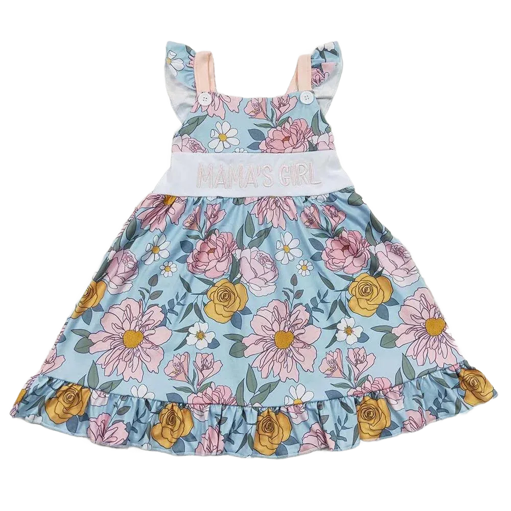 Sweet Boho Party Dress for Girls - 
