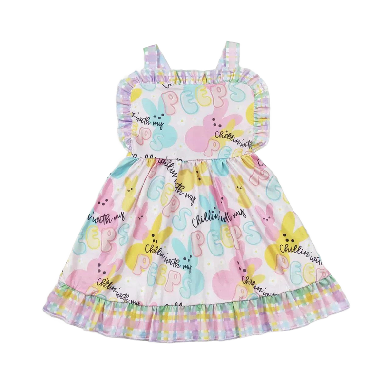 "Spring Fling" Fun Spring-Themed Girl's Dresses - 3 Styles