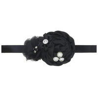 Elegant Chiffon Flower Baby Headband - The Palm Beach Baby