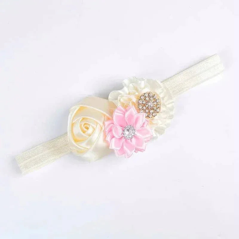 Elegant Chiffon Flower Baby Headband - The Palm Beach Baby