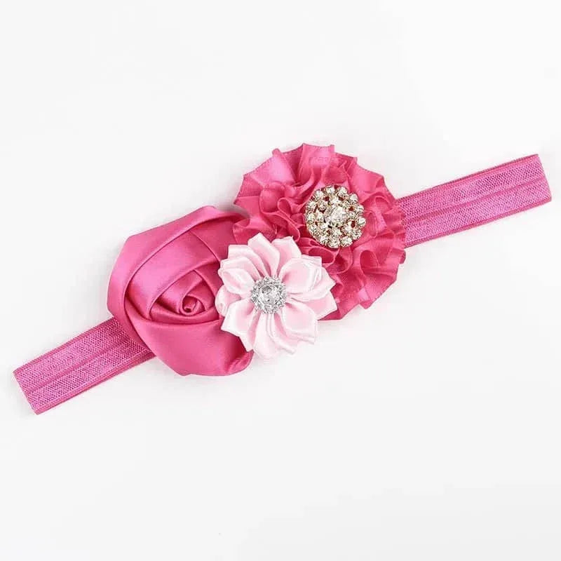 Elegant Chiffon Flower Baby Headband - The Palm Beach Baby