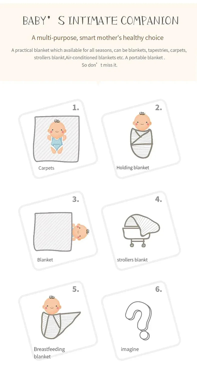 Childrens knit penguin blanket in soft neutral color for babies, multi-use for swaddling and stroller cover