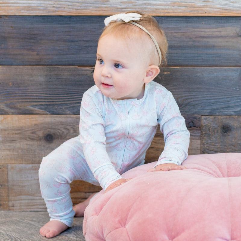 Swan Ballet Convertible Romper - The Palm Beach Baby