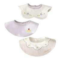Cotton Embroidered Baby Bibs Set - Stylish & Soft - The Palm Beach Baby