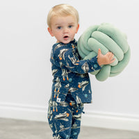 Deep In Orbit Crew Neck Jogger Set - The Palm Beach Baby