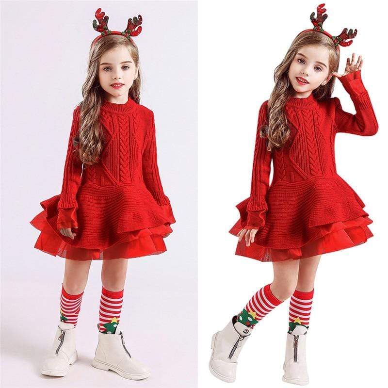 "Daniella" Winter Knit Tutu Dress