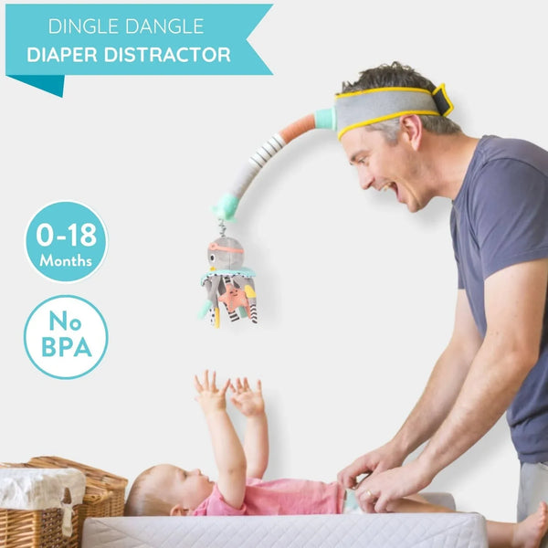 Dingle Dangle Baby USA Diaper Changing Distractor for Babies - The Palm Beach Baby