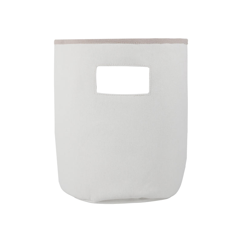 Dinosaur Soft Storage 2 Pack showcasing a solid white soft storage bin, designed for children's toys and essentials, ensuring safe and stylish organization.