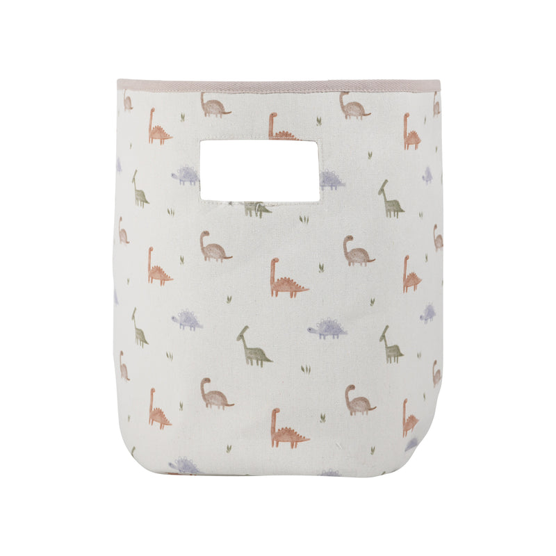 Charming Darby Dino Pattern Storage in vibrant colors, ideal for keeping baby rooms tidy and clutter-free.