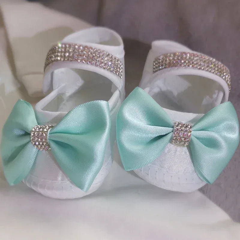 'Charlotte Elise' Lace Baby Girl Shoes for Special Occasions - The Palm Beach Baby