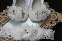 'Charlotte Elise' Lace Baby Girl Shoes for Special Occasions - The Palm Beach Baby