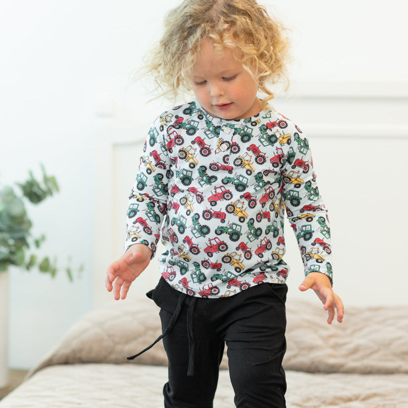 Down On The Farm Raglan Henley - The Palm Beach Baby