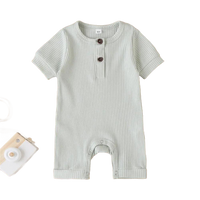Casual Ribbed Knit Children's Romper - The Palm Beach Baby Estimated 10 - 14 Day Shipping