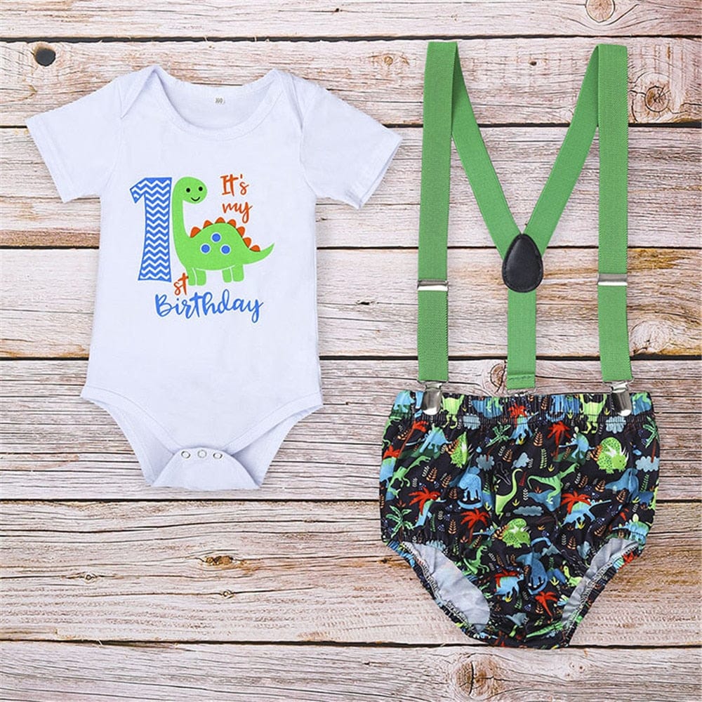 babies and kids Clothing Brithday dinosaur / 6-9M "Dino-mite Birthday Boy" And Other Fun-Themed First Birthday Outfits -The Palm Beach Baby