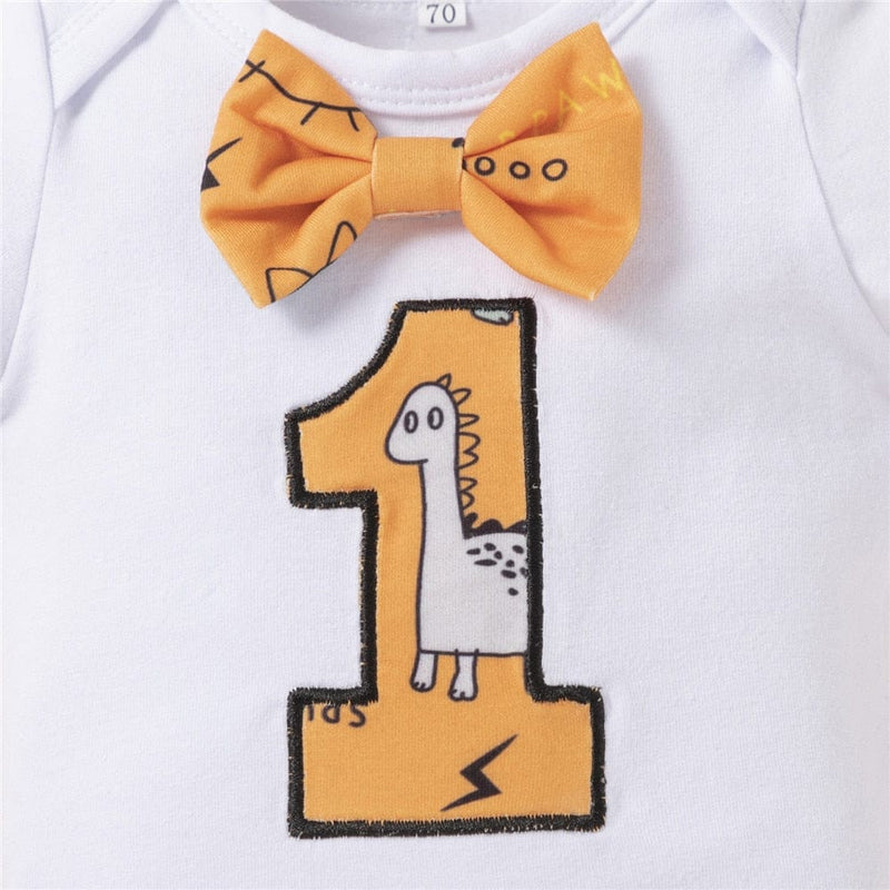 babies and kids Clothing "Dino-mite Birthday Boy" And Other Fun-Themed First Birthday Outfits -The Palm Beach Baby