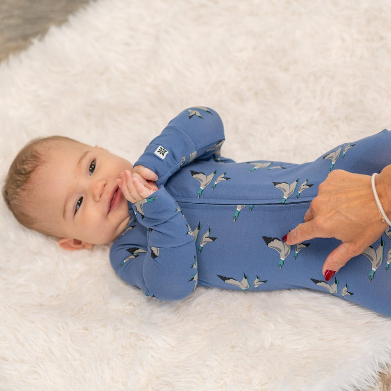 Elmer Fudd Zipper Footie - The Palm Beach Baby