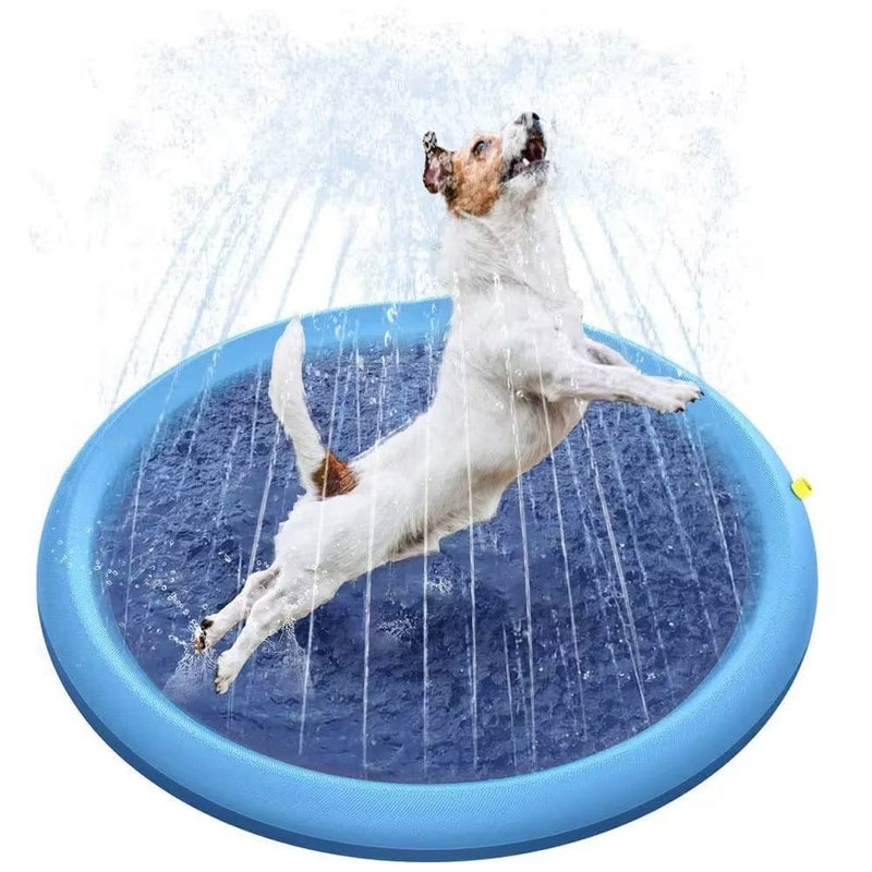150Cm Pet Spray Pad Pet Hrydrating Sprinkler Mat -The Palm Beach Baby