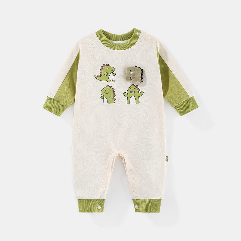 babies and kids clothes Dyno-mite Dinosaur-Themed Romper -The Palm Beach Baby