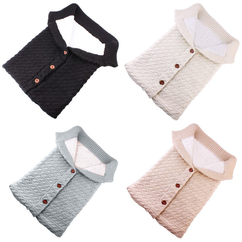 babies and kids clothing Cuddly-Soft Cable Knit Sleeping Envelope -The Palm Beach Baby