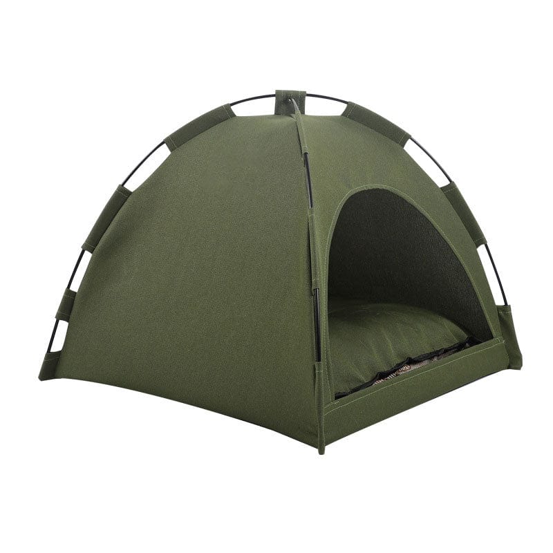 pet bed Military Green / S: 35 * 35cm (Pet Within 3 Kg) DIVA Pet - Cozy Pet Tent Bed -The Palm Beach Baby
