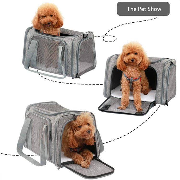 pet transport Comfortable Cross-Body Small Pet Portable Bag - 4 Colors -The Palm Beach Baby
