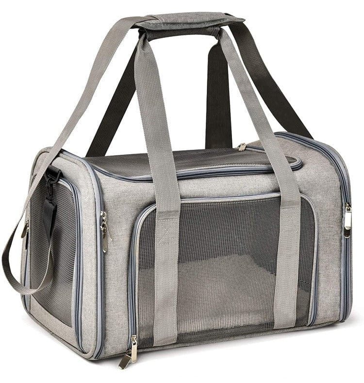 pet transport Grey / L,45cm*30cm*30CM Comfortable Cross-Body Small Pet Portable Bag - 4 Colors -The Palm Beach Baby