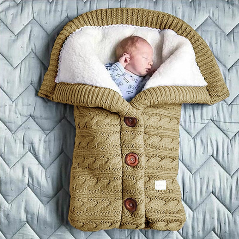 babies accessories Cozy Warm Knitted Infants Sleeping Envelope -The Palm Beach Baby
