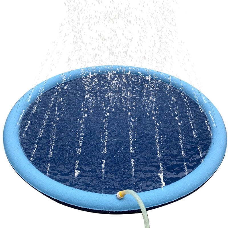 pet accessory Blue / 100x100cm Fun-in-the-Sun Pet Outdoor Sprinkler Mat -The Palm Beach Baby