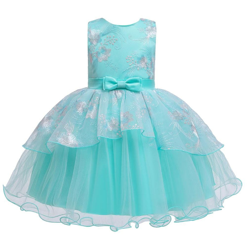 babies and kids Clothing green / 2T The "Elegant in Lace" Girls Party Dress -The Palm Beach Baby