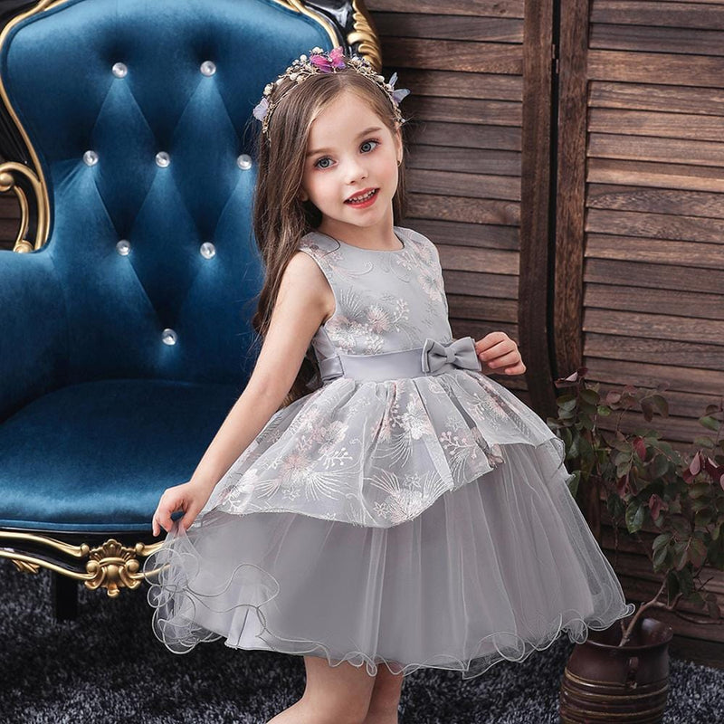 babies and kids Clothing The "Elegant in Lace" Girls Party Dress -The Palm Beach Baby