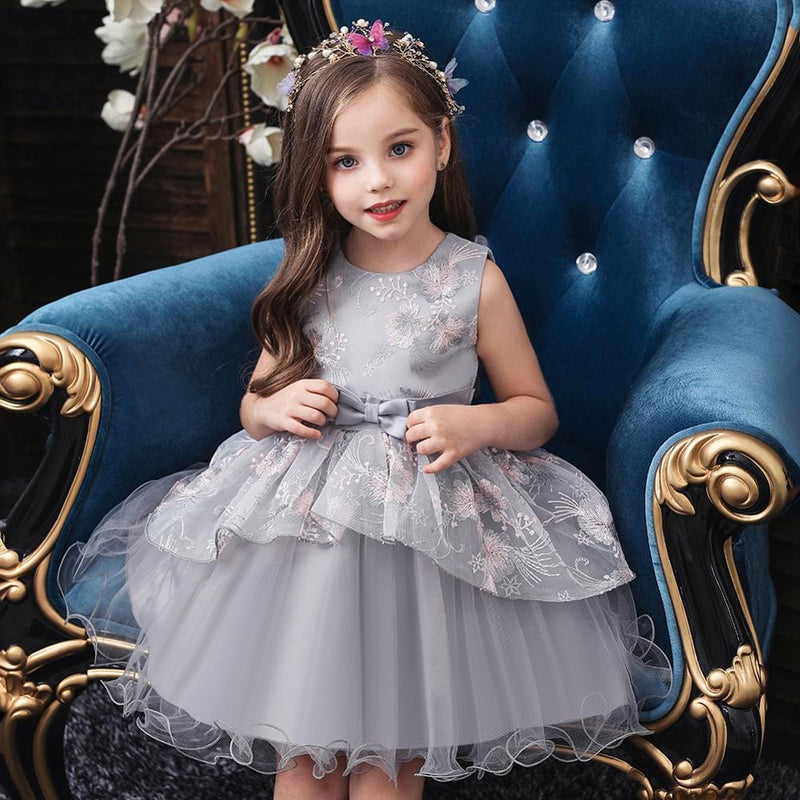 babies and kids Clothing The "Elegant in Lace" Girls Party Dress -The Palm Beach Baby